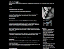 Tablet Screenshot of ginekologija.blogger.ba
