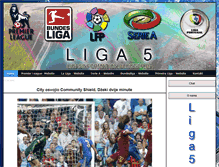 Tablet Screenshot of liga5information.blogger.ba