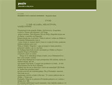 Tablet Screenshot of poziv.blogger.ba