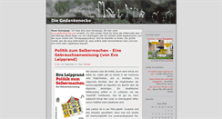 Desktop Screenshot of gedankenecke.blogger.de