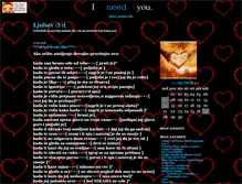 Tablet Screenshot of ljubav13.blogger.ba