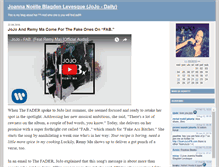 Tablet Screenshot of joannalevesque.blogger.ba