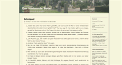 Desktop Screenshot of hinkenderbote.blogger.de