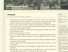 Tablet Screenshot of hinkenderbote.blogger.de