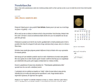 Tablet Screenshot of neutrino.blogger.ba