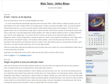 Tablet Screenshot of malatajna.blogger.ba