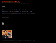 Tablet Screenshot of cr7real.blogger.ba