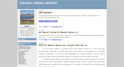 Desktop Screenshot of fkmladostsibovac.blogger.ba