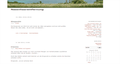 Desktop Screenshot of nasenhaarentfernung.blogger.de