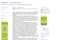 Desktop Screenshot of papagena.blogger.de