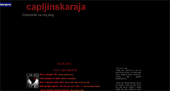 Desktop Screenshot of capljinskaraja.blogger.ba