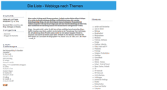 Desktop Screenshot of liste.blogger.de