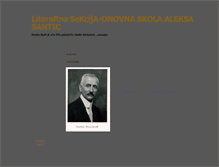 Tablet Screenshot of osnovnaskolaaleksasantic.blogger.ba