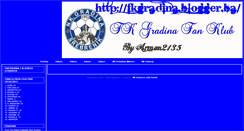 Desktop Screenshot of fkgradina.blogger.ba