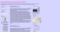 Desktop Screenshot of chaotisch.blogger.de