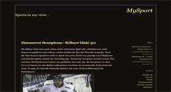 Desktop Screenshot of mysport.blogger.de