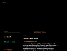 Tablet Screenshot of lektirofobija.blogger.ba