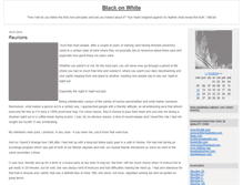 Tablet Screenshot of blackonwhite.blogger.ba