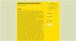 Desktop Screenshot of ispovjed.blogger.ba