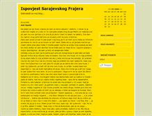 Tablet Screenshot of ispovjed.blogger.ba