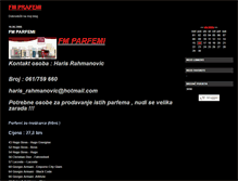 Tablet Screenshot of fmparfemi.blogger.ba