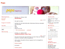 Tablet Screenshot of pepa.blogger.de