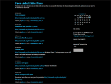 Tablet Screenshot of freepornpass.blogger.ba