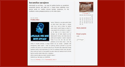 Desktop Screenshot of keramikasarajevo.blogger.ba