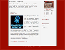 Tablet Screenshot of keramikasarajevo.blogger.ba