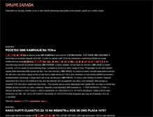 Tablet Screenshot of onlinezaradadodatnazarada.blogger.ba