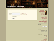 Tablet Screenshot of bibliothek.blogger.de