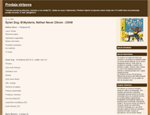 Tablet Screenshot of prodajastripova.blogger.ba