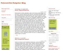 Tablet Screenshot of potenzprobleme.blogger.de