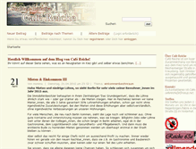 Tablet Screenshot of cafereiche.blogger.de