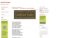 Desktop Screenshot of kulturtempel.blogger.de
