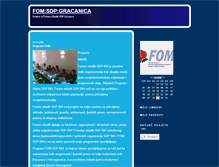 Tablet Screenshot of fomsdpgracanica.blogger.ba