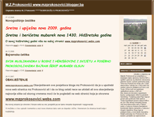 Tablet Screenshot of mzprokosovici.blogger.ba