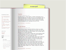 Tablet Screenshot of dorothy.blogger.de
