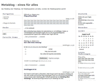 Tablet Screenshot of metablog.blogger.de