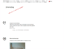 Tablet Screenshot of monolog.blogger.de