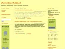 Tablet Screenshot of pfarrverbandholzland.blogger.de