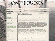 Tablet Screenshot of novemberregen.blogger.de