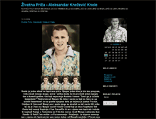 Tablet Screenshot of aleksandarknezevicknele.blogger.ba
