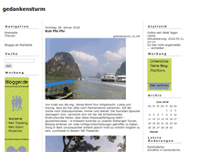 Tablet Screenshot of gedankensturm.blogger.de