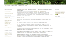 Desktop Screenshot of marienbergergedanken.blogger.de