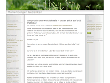 Tablet Screenshot of marienbergergedanken.blogger.de