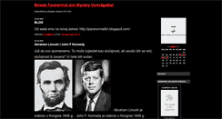 Desktop Screenshot of paranormalmysteries.blogger.ba