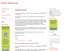 Tablet Screenshot of maikysjakobsweg.blogger.de