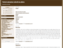Tablet Screenshot of lyricsandchords.blogger.ba