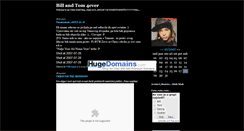 Desktop Screenshot of billtom4ever.blogger.ba